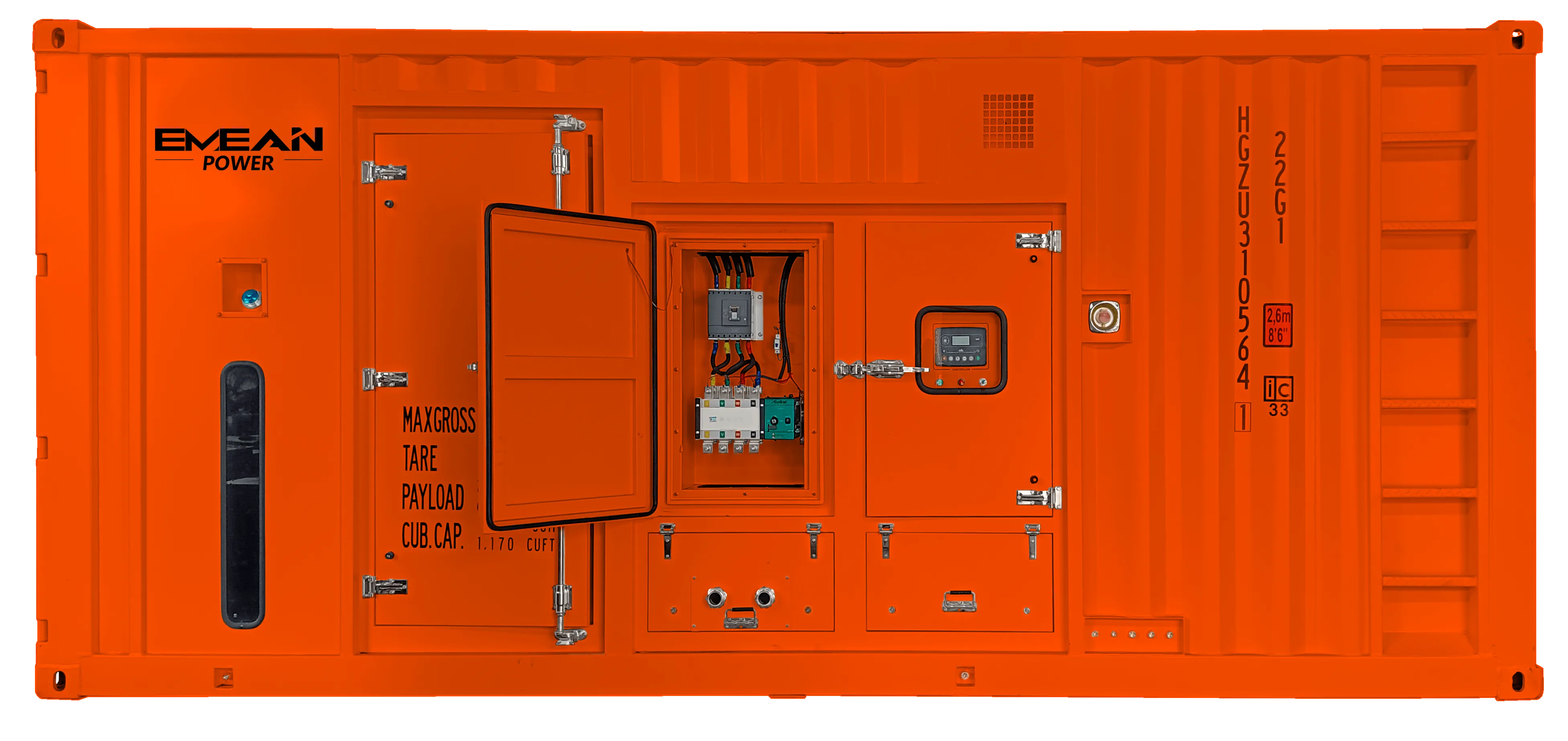 Grupo electrógeno de tipo contenedor de 800 KVA/640 KW con motor WEICHAI