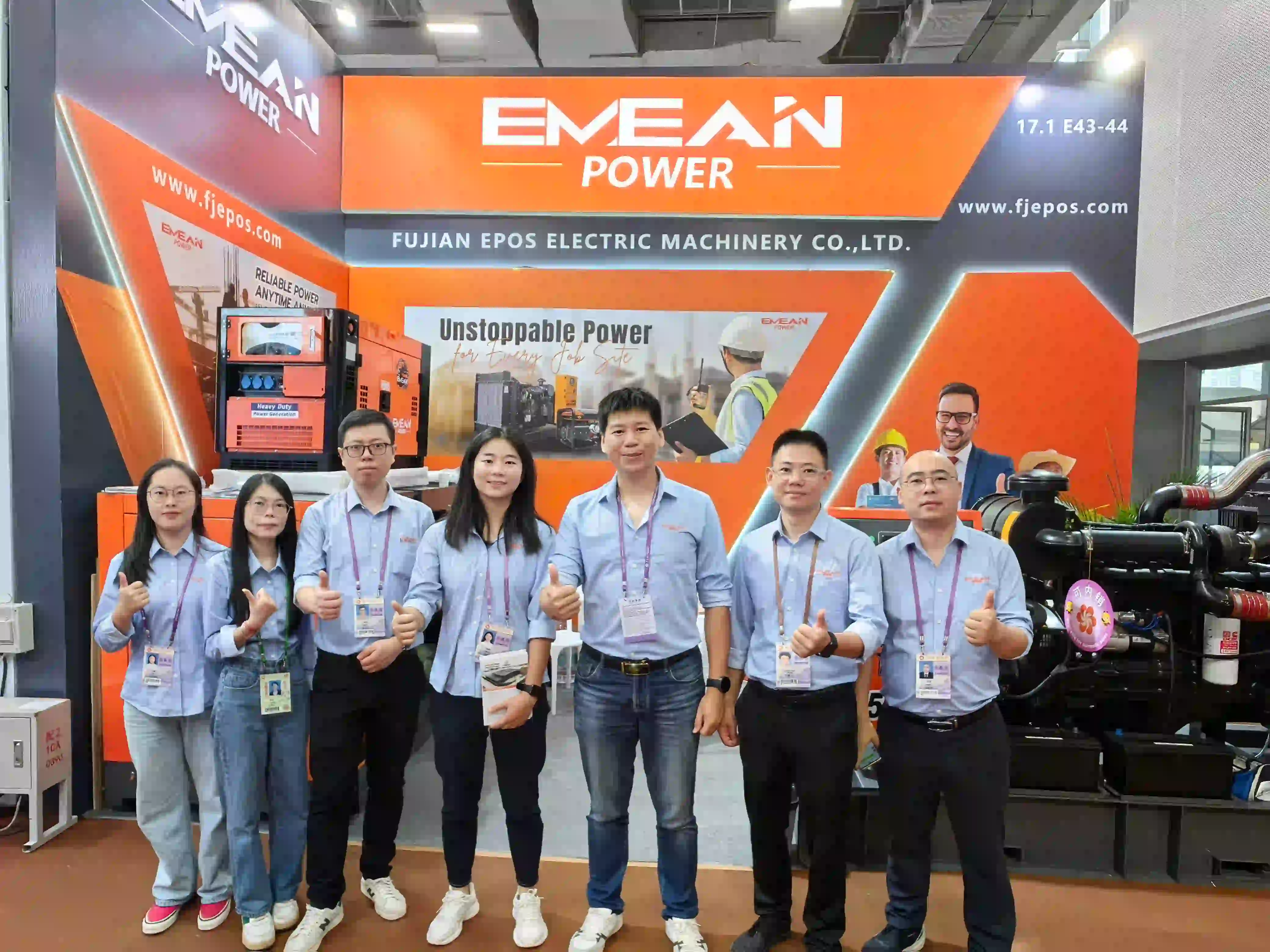 EMEAN POWER brilló en la 136ª Feria de Cantón con innovadores grupos electrógenos