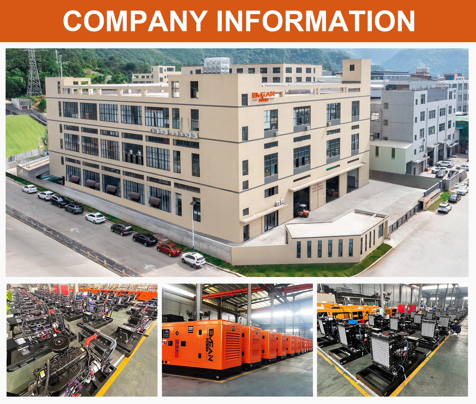 Fábrica comercial de generadores